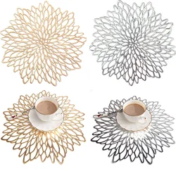 Mantel de PVC para mesa comedor con posavasos y almohadilla hueca