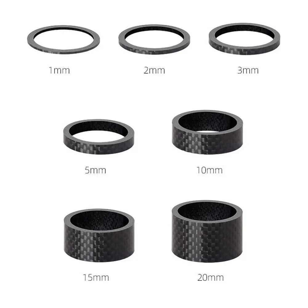 Arandelas de fibra de carbono para vástago de manillar ultraligero - imagen 5
