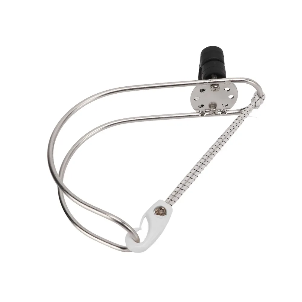 Aro salvavidas herradura con soporte ajustable – Acero inox
