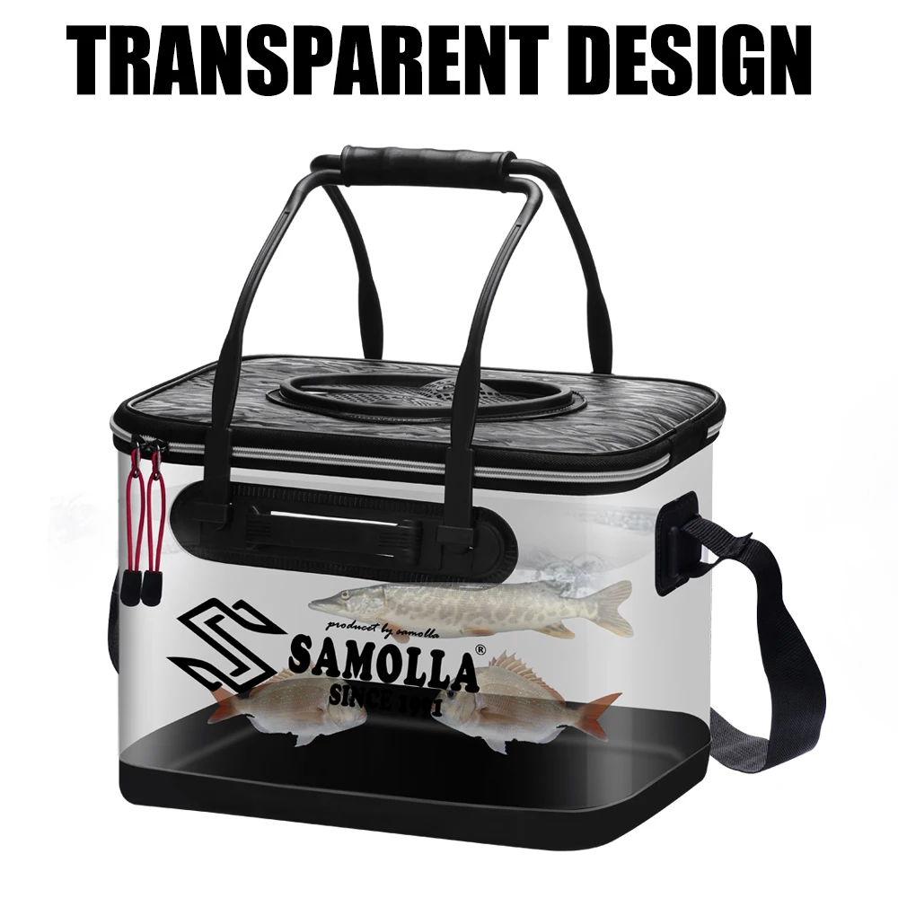 Cubeta EVA plegable para transporte de peces vivos - imagen 3