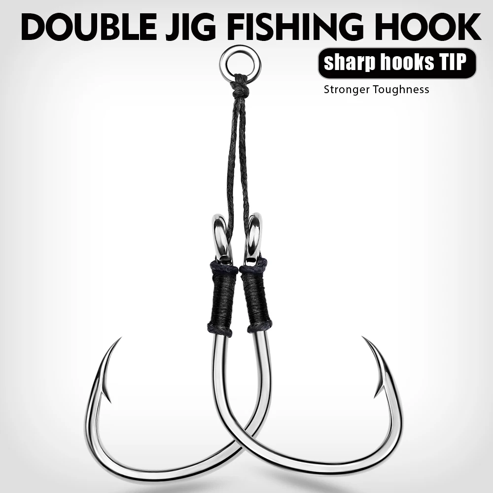 Anzuelos dobles PROBEROS para jigging - vista empaque