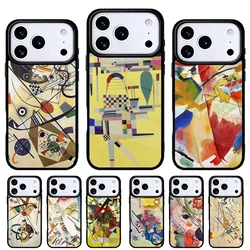 Funda iPhone Arte Kandinsky Abstracto para 11/12/13/14/15/16/17
