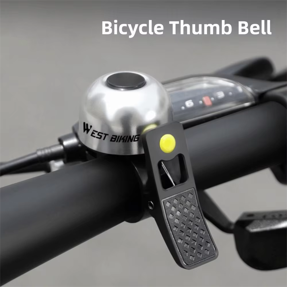 Campana de bicicleta con sonido nítido, impermeable de aluminio - imagen 5