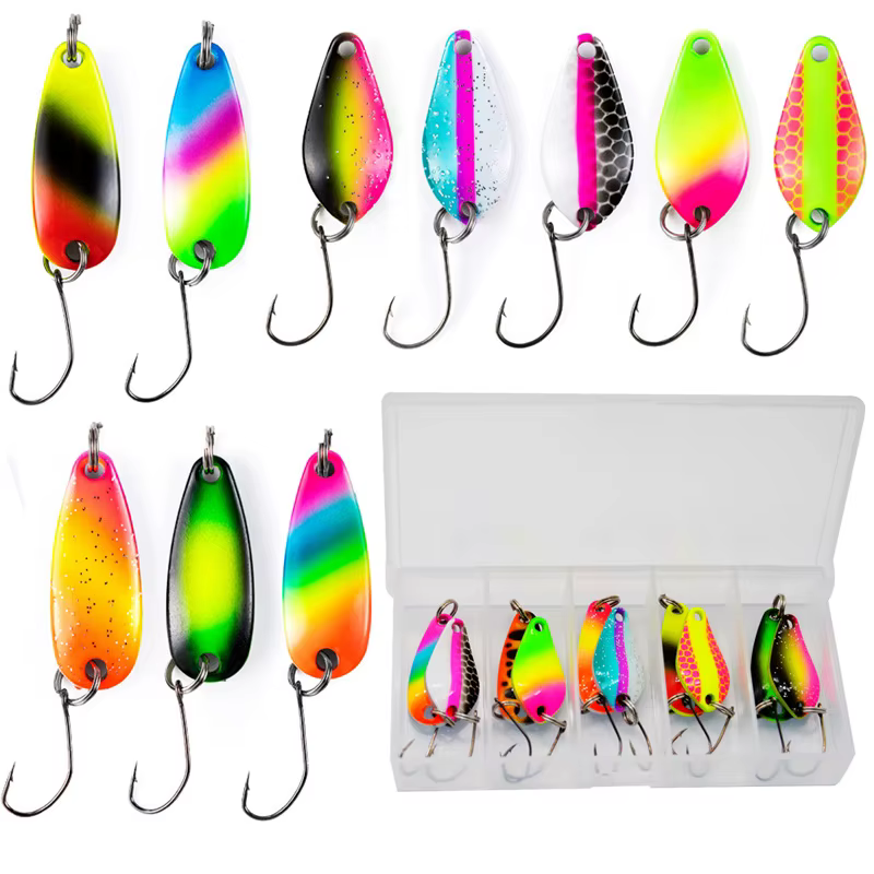 Kit JYJ Cebo para Trucha – Spinners, Wobblers y Cucharillas - imagen 2