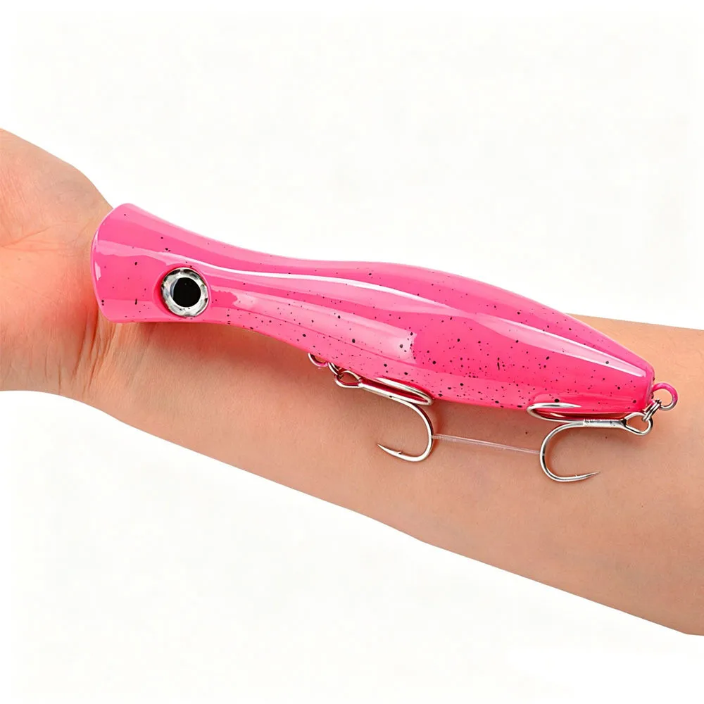 Señuelo Popper para pesca de superficie en agua salada y dulce - imagen 4
