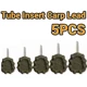 Plomos de carpa craquelados insertables en tubo antienredos fondo