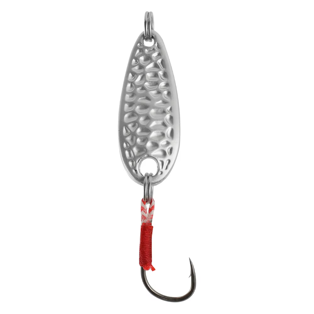 Cuchara giratoria metálica para pesca de trucha con paleta sonora - imagen 4
