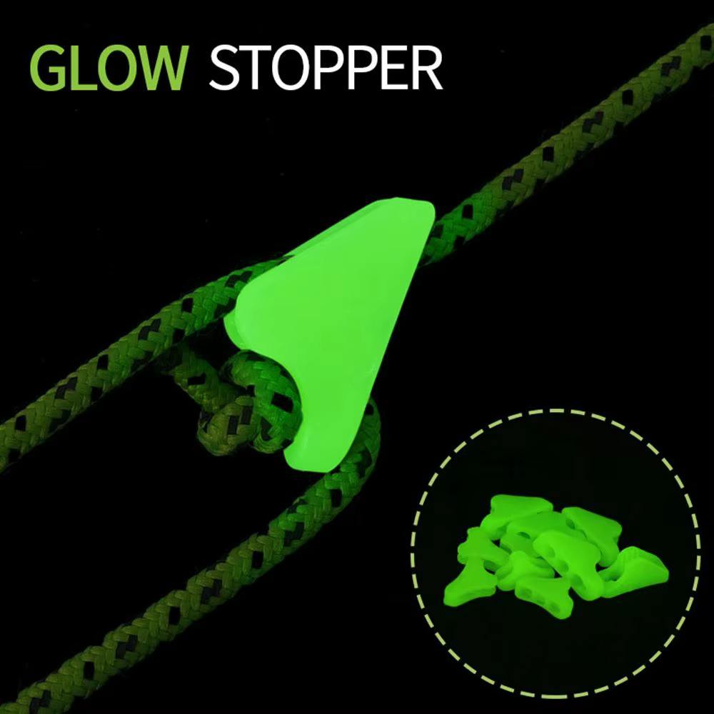 Gancho antideslizante plástico para cuerdas de pesca fluorescentes - imagen 2