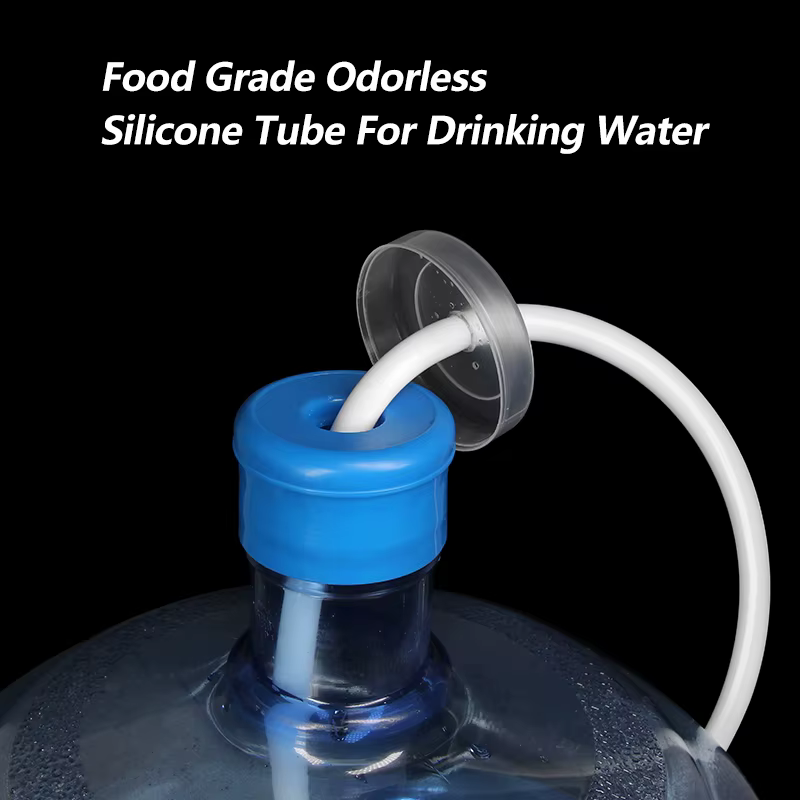 Tubo de silicona flexible alimentario blanco resistente al calor - imagen 5