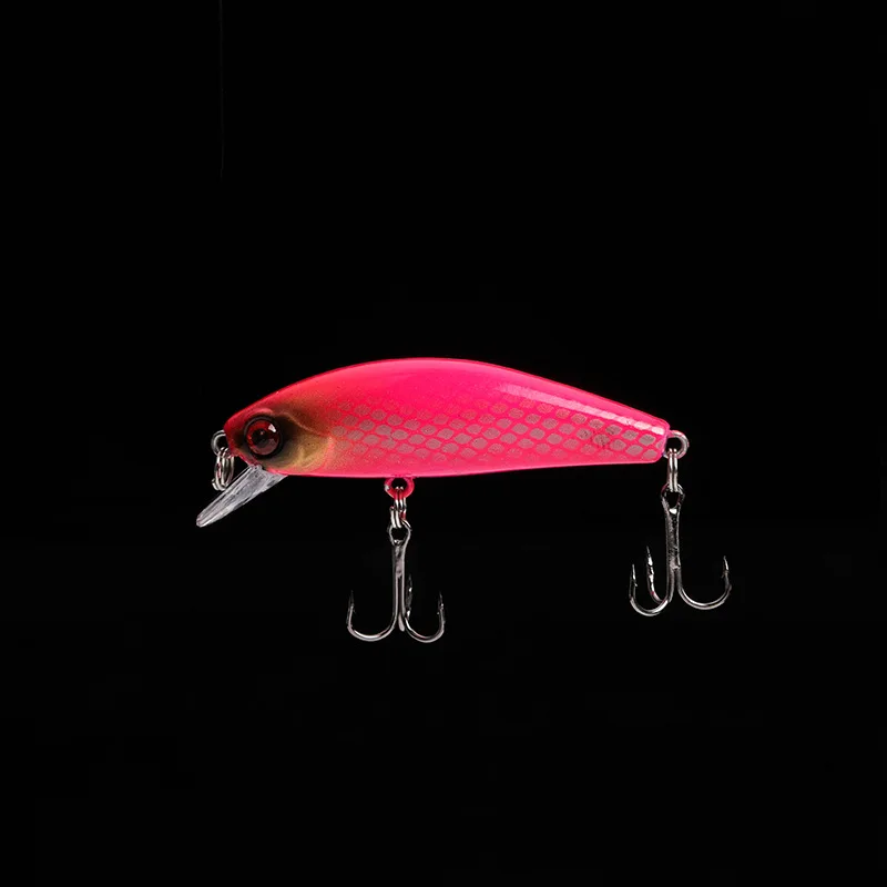 Wobbler Minnow hundible para lubina y lucio con anzuelos triples - imagen 4
