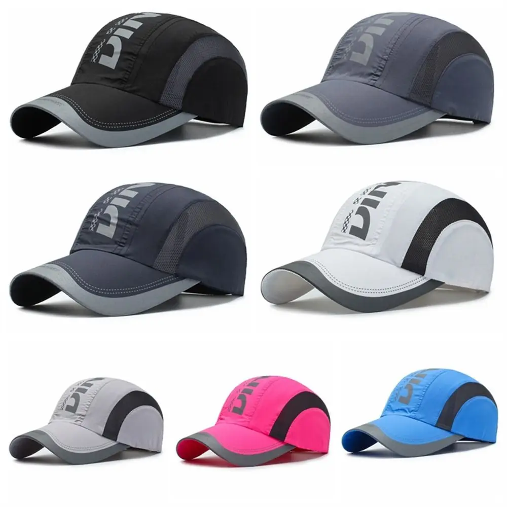 Gorra deportiva transpirable en uso