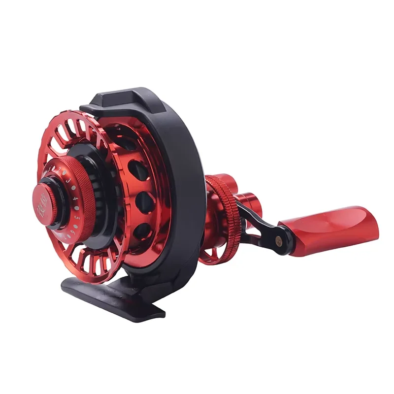Carrete Lizard para pesca en hielo: freno magnético y maneta metálica - imagen 5
