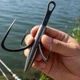 Anzuelos triples Jig Head de acero alto carbono con cuchilla - imagen 3