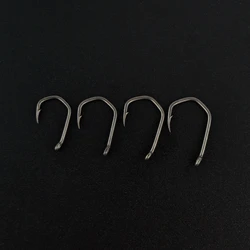Anzuelos para carpa Hirisi de acero carbono con púas Pinpoint PTFE