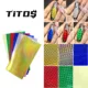 Pegatinas holográficas arco iris láser para señuelos - imagen 3