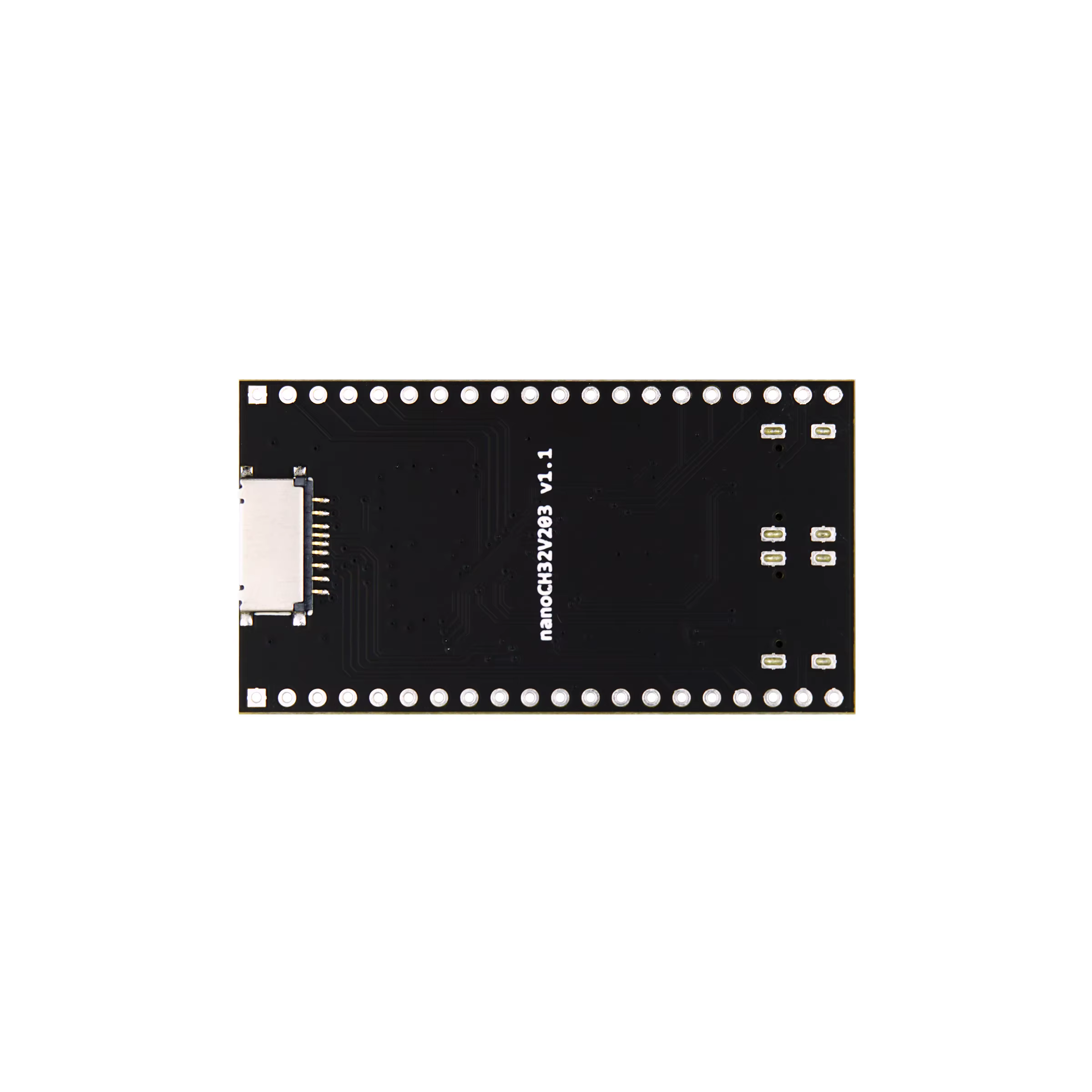Placa de desarrollo nanoCH32V203 WCH RISC-V con USB dual, LCD y SD - imagen 4