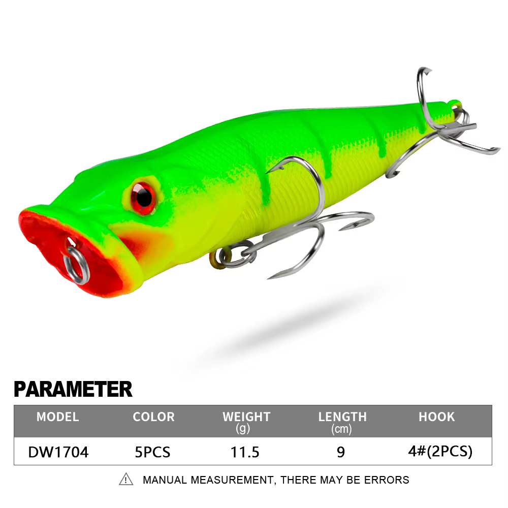 Popper Wobbler 9cm 11.5g – Señuelo flotante surface - imagen 2