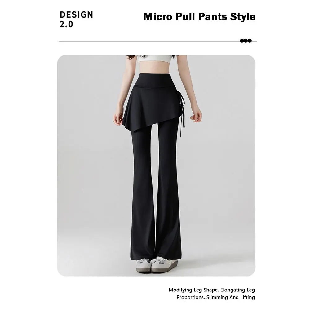 Leggings campana con cordón y control de abdomen tejido nep - imagen 4