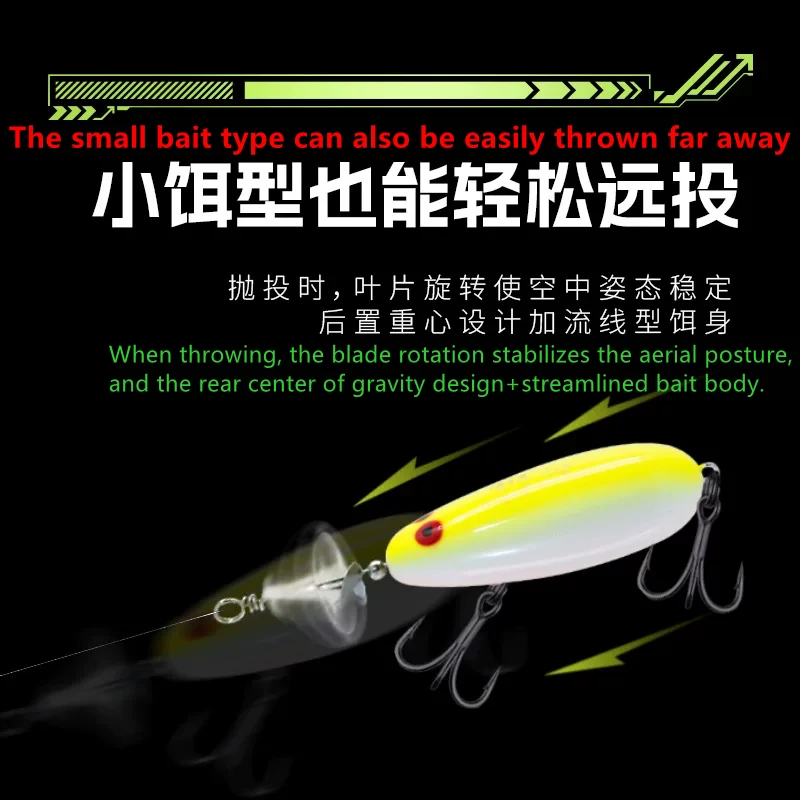 Wobbler surface para lubina EWE Noise Rat Long Shot – Crankbait - imagen 5