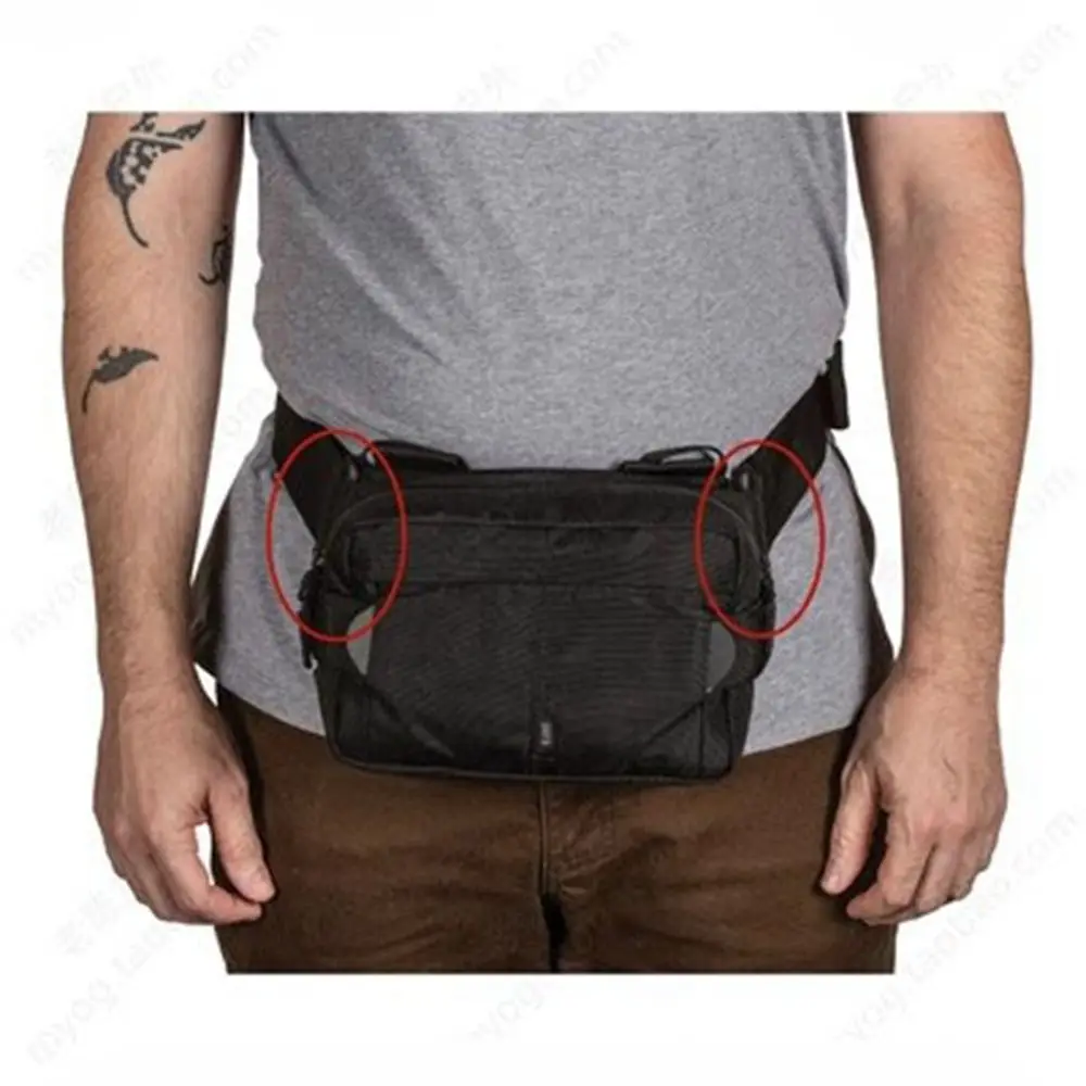 Hebillas giratorias Molle de plástico negro – ganchos de clip - imagen 3