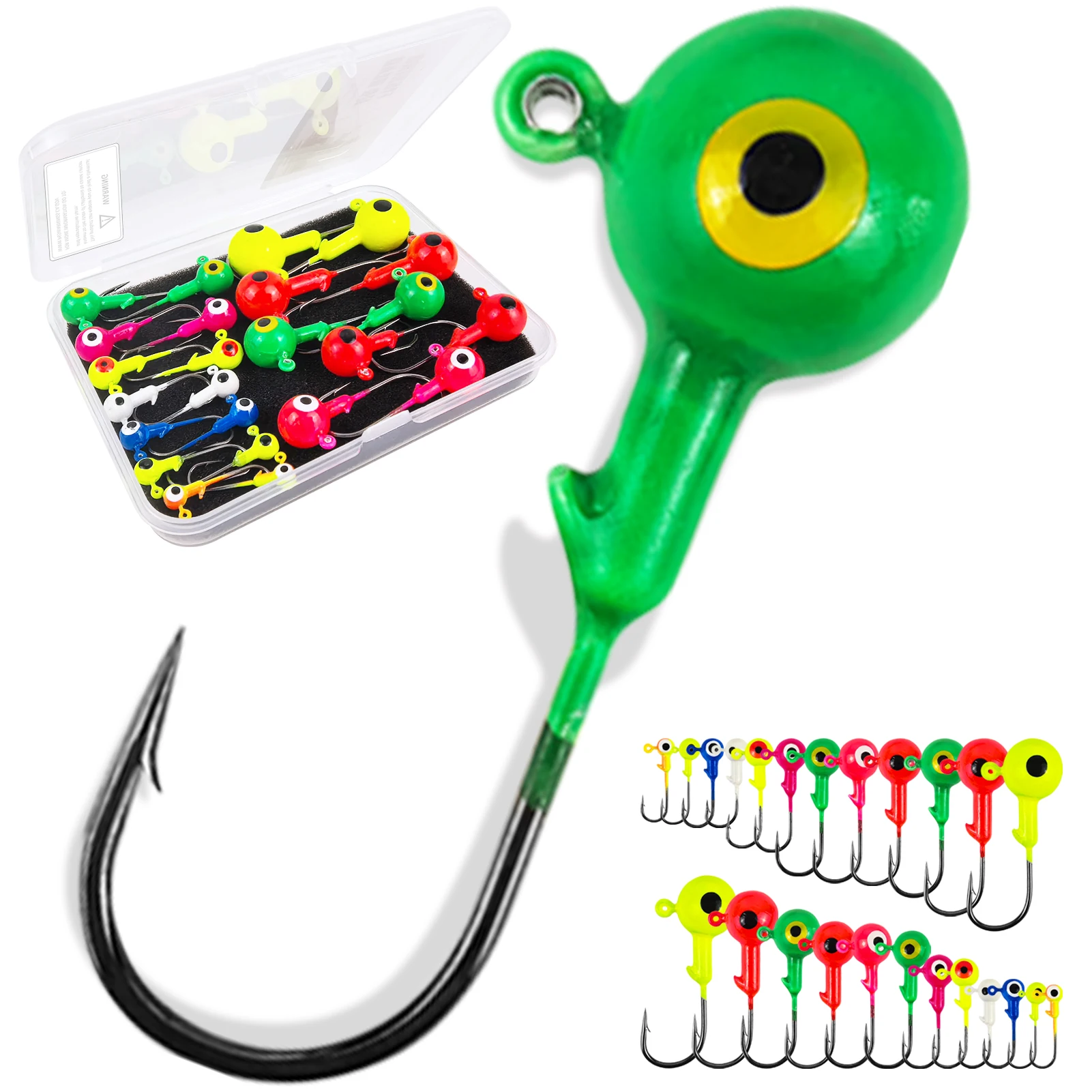 FREE FISHER señuelos jig head con plomo para lubina y agua salada - imagen 2