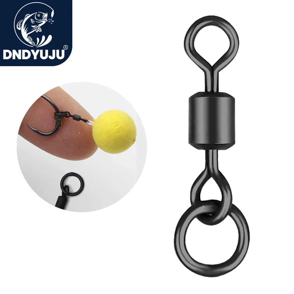 DNDYUJU Giratorio negro mate Chod Rig – Accesorio para carpa
