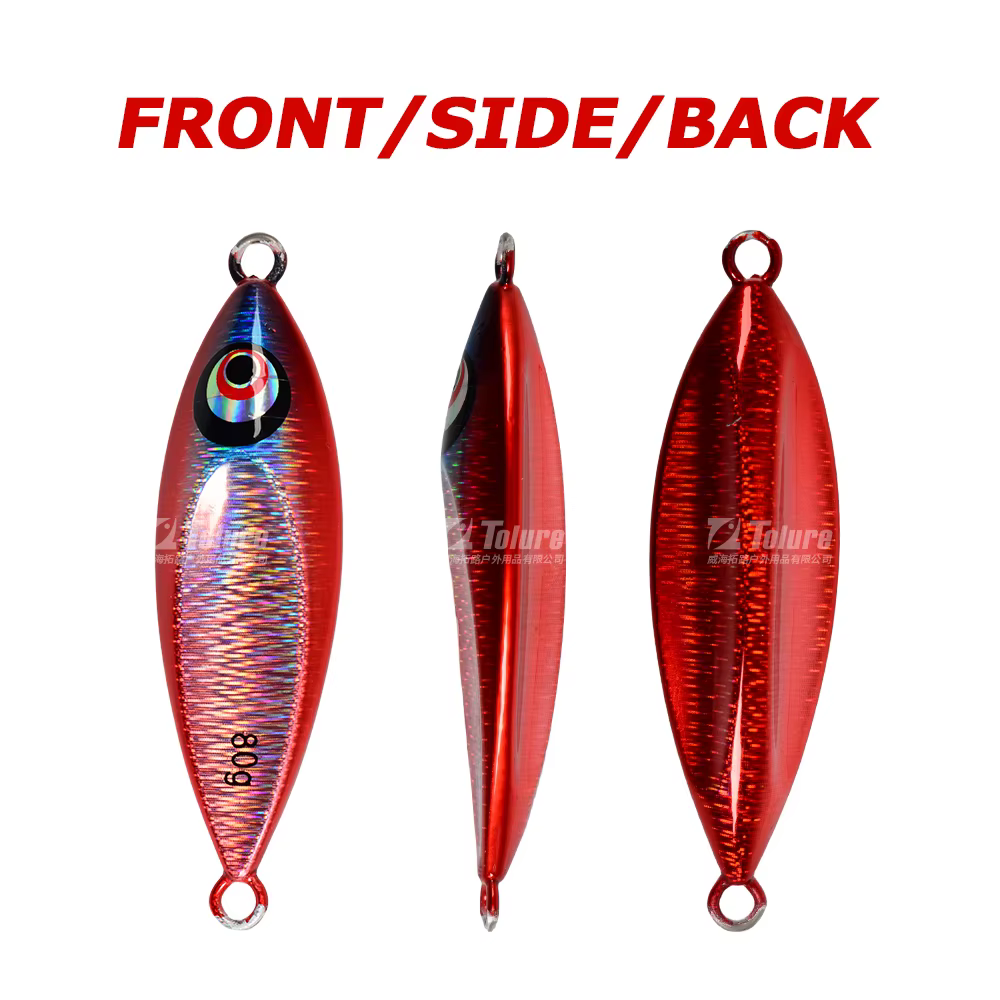 TOLU Señuelo Jigging - cebo duro de hundimiento lento 80-100 g brillo - imagen 5