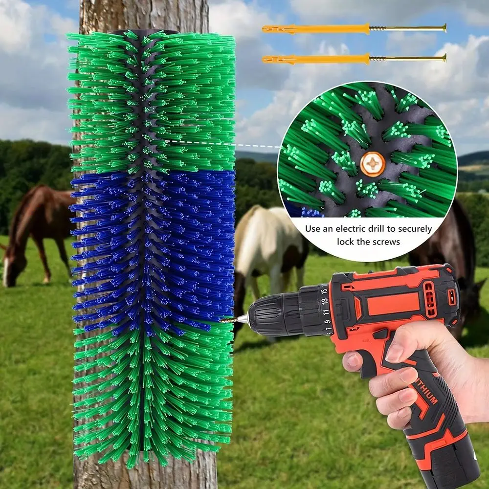Cepillo para el cuidado de caballos con conexión rápida masaje - imagen 4