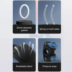 Soporte de Codo Neopreno ajustable negro, transpirante con resorte