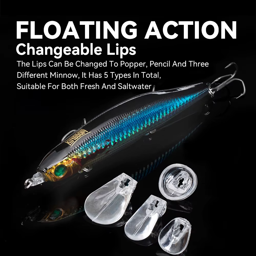 Kingdom Señuelo Flotante Tipo Lápiz Multiacción para Pesca Mar - imagen 2