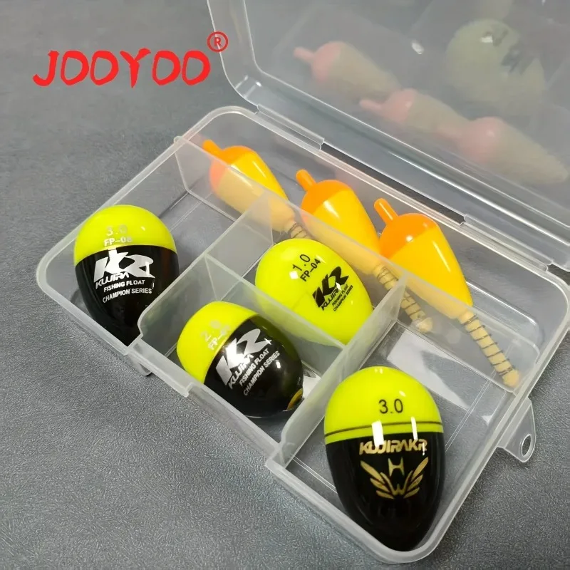 Juego de 7 flotadores Apo con caja protectora dividida