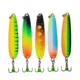 Micro señuelo de cuchara metálico para pesca en hielo - imagen 4