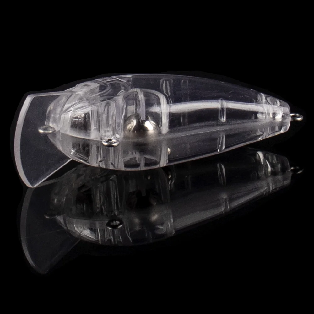 Señuelo flotante Crankbait con sonajero sin pintar duro Dr.Holife