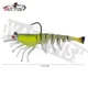 WALK FISH Señuelo vinilo camarón con cebo luminoso para lubina - imagen 4