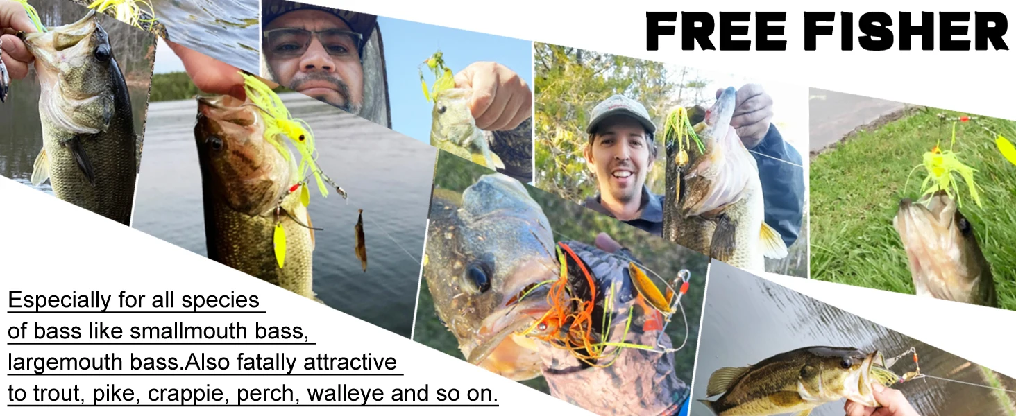 Gancho y acabado para pesca en agua dulce y salada