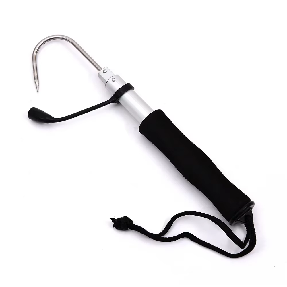 Rejón telescópico de acero inoxidable 60-120 cm para pesca de altura - imagen 3