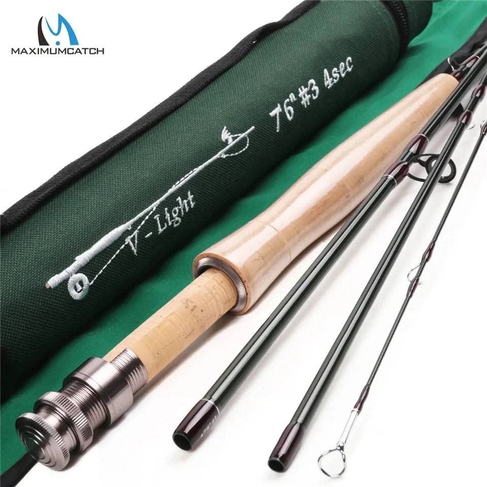 Maximumcatch Small Stream Creek caña de pesca con mosca IM10 carbono - imagen 2