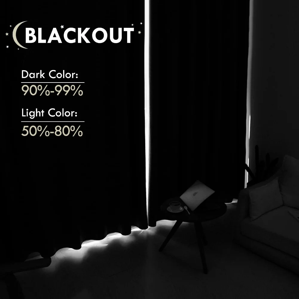 Cortina blackout térmica con ojales – Aislamiento y oscuridad total - imagen 3