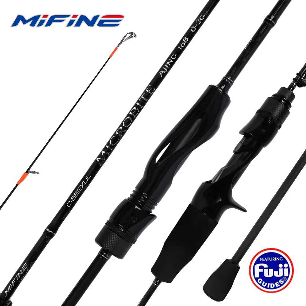 Caña MIFINE MICROBITE Ajing UL – Acción rápida
