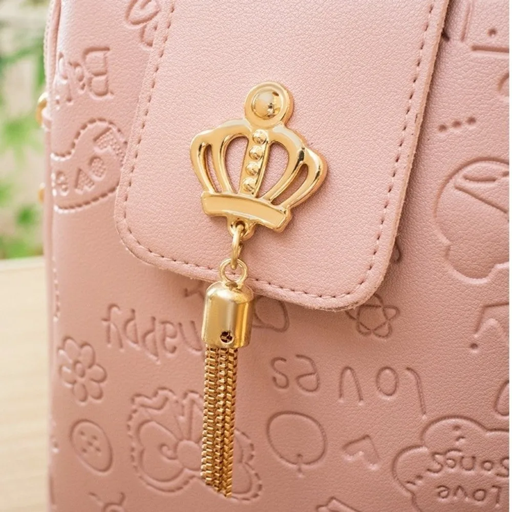 Bolso bandolera mini casual con colgante y estampado para mujer - imagen 2