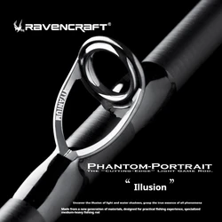 Ravencraft Phantom Road – Caña ultraligera para microvinilo y perca