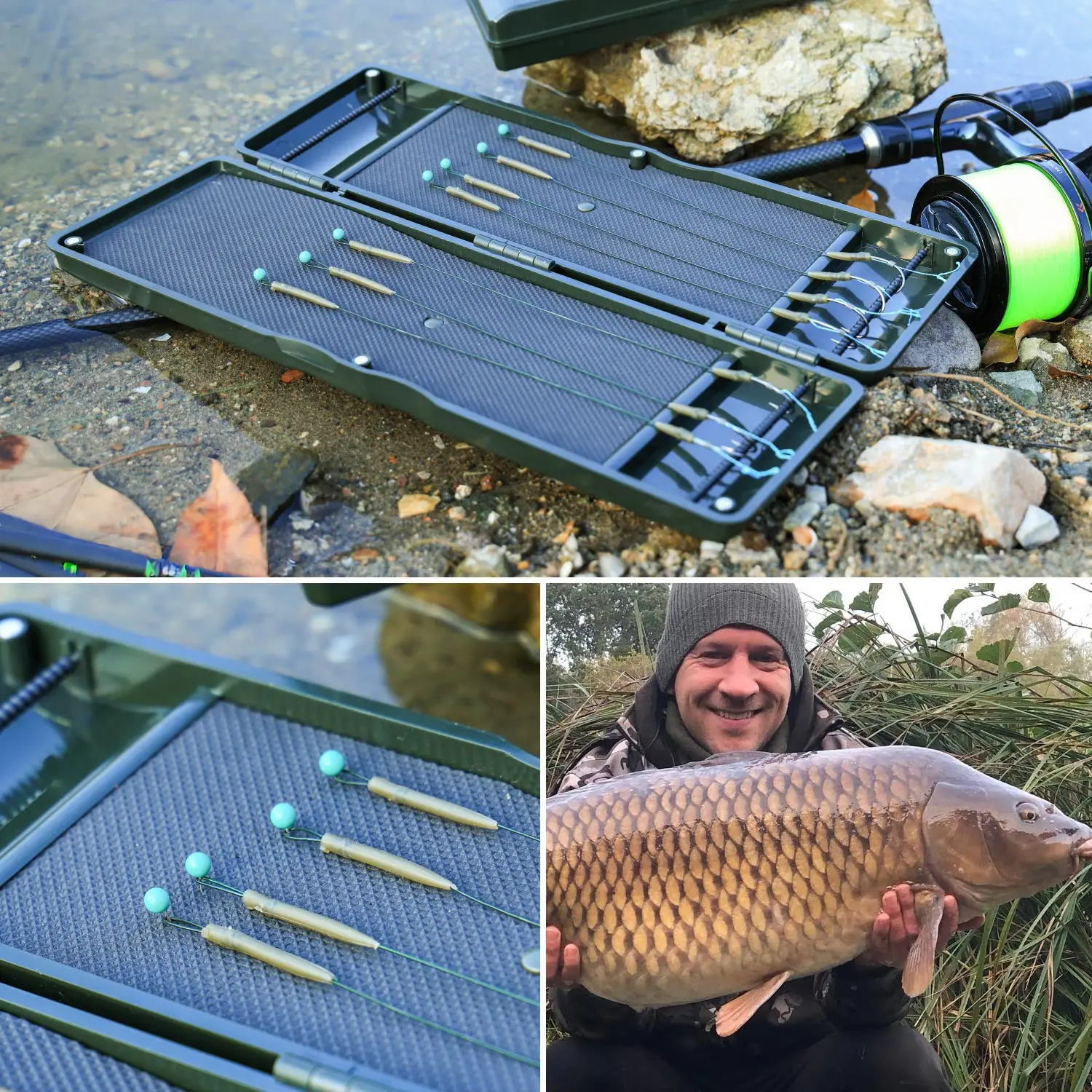 Sougayilang caja de almacenamiento para pesca de carpa con cebos - imagen 4