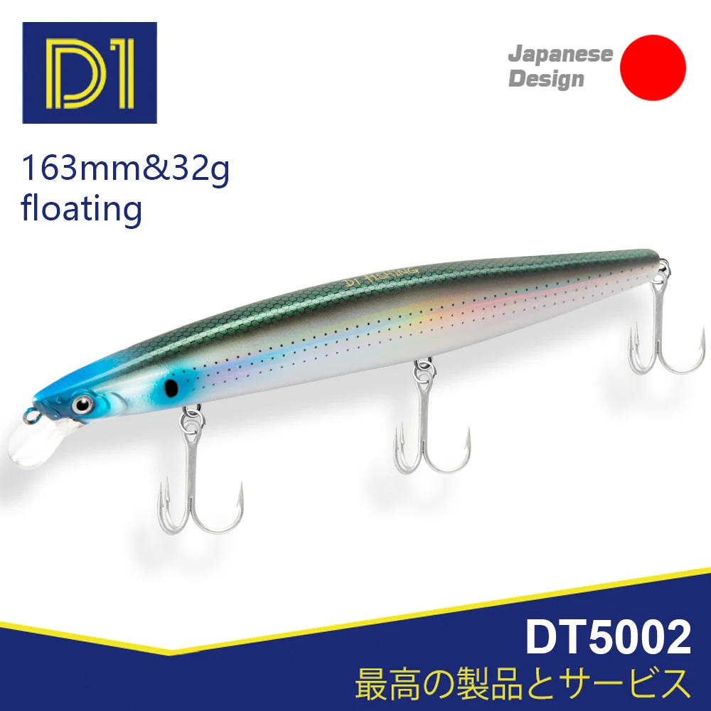 D1 Wobbler flotante para trucha y lucio - imagen 3