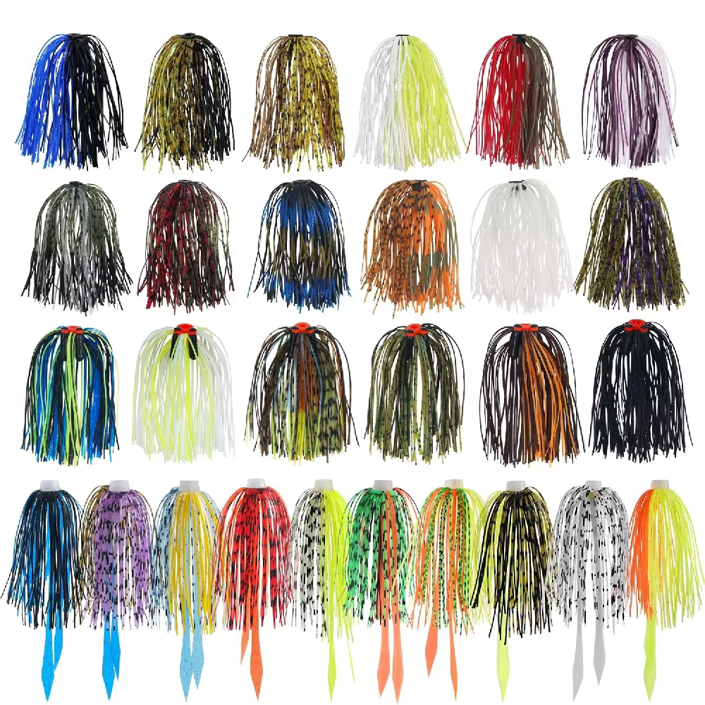 Falda Silicona para Buzzbait y Spinnerbait – Repuesto Señuelos Pesca - imagen 5