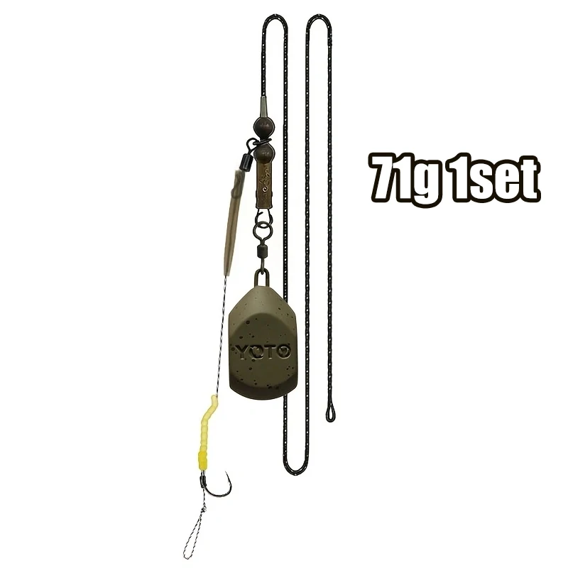 Montaje Helikopter para carpa con kicker amarillo y plomo camo