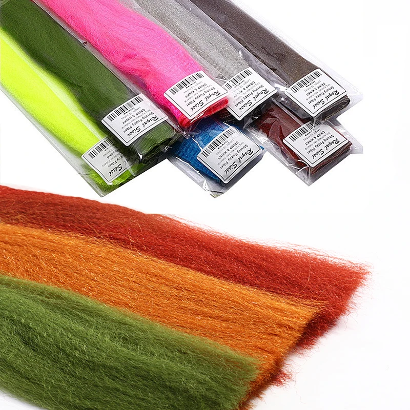 Fibra rizada Kinky Clouser Minnow PERSUADER para moscas agua salada - imagen 4