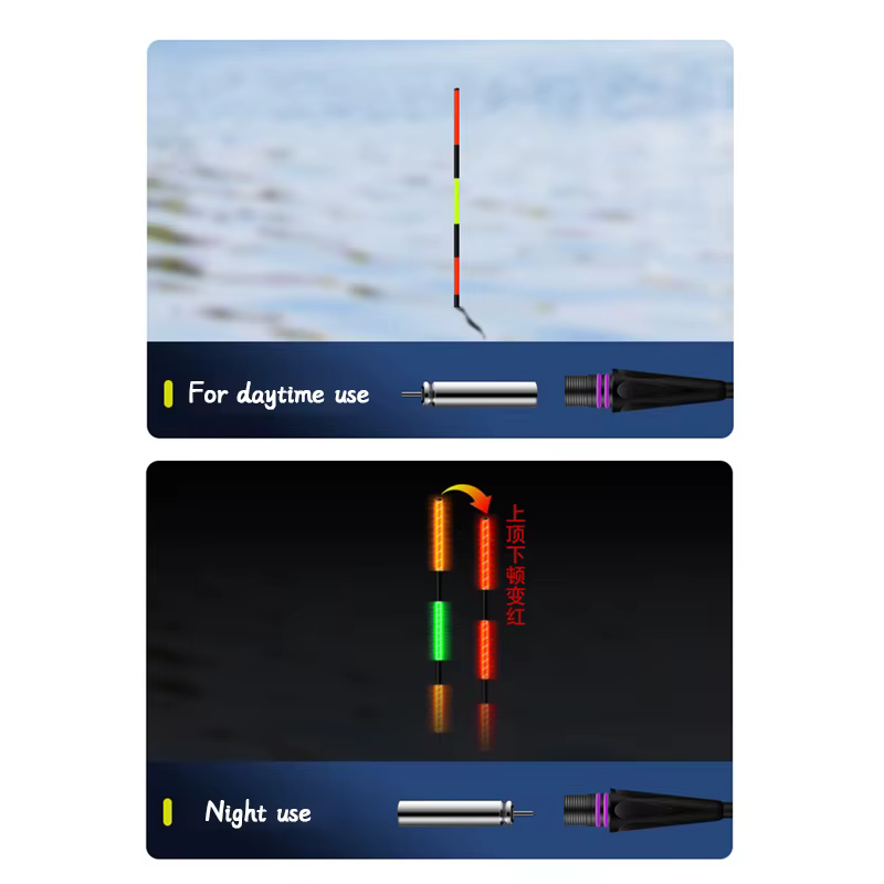 Flotador electrónico de pesca rojo – Alta sensibilidad - imagen 5