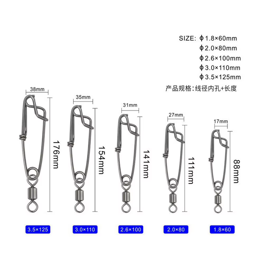 Snap Giratorio Acero Inoxidable – Accesorio para Palangre - imagen 4