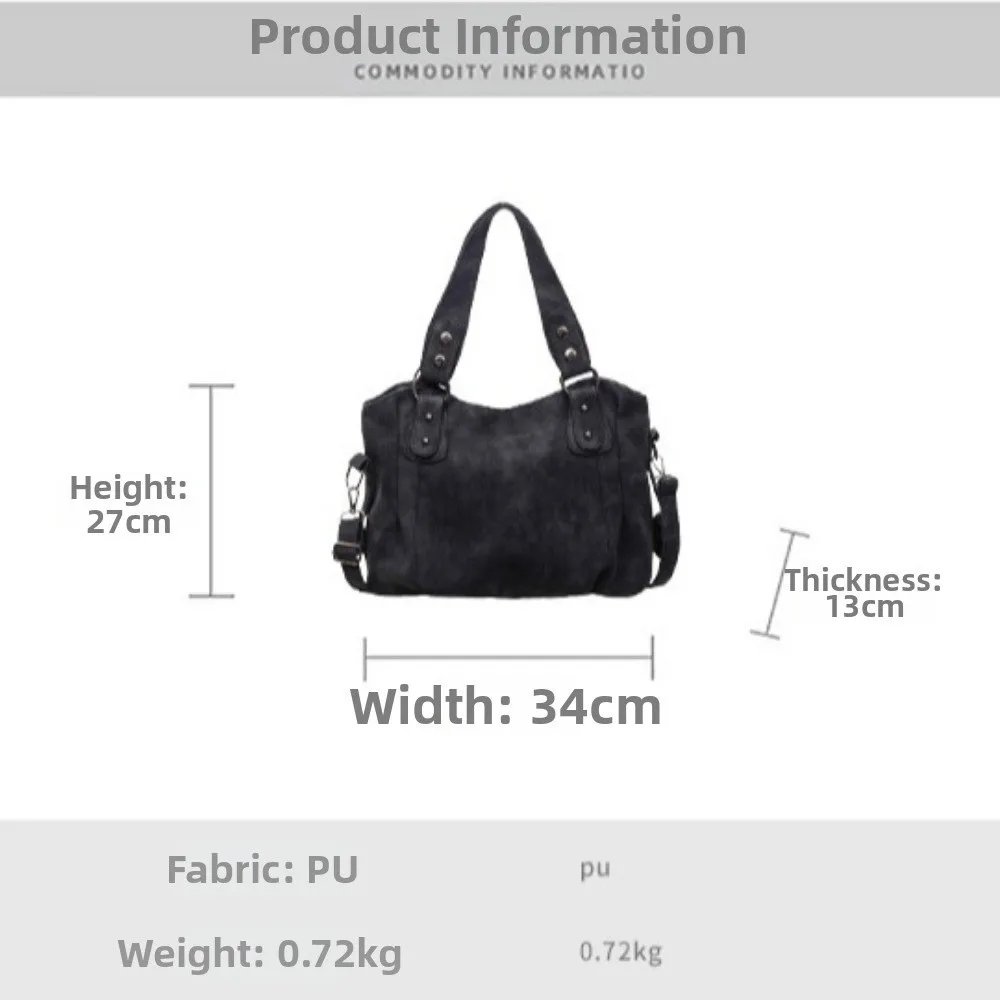 Bolso bandolera de mujer gran capacidad piel sintetica forma estrella - imagen 2
