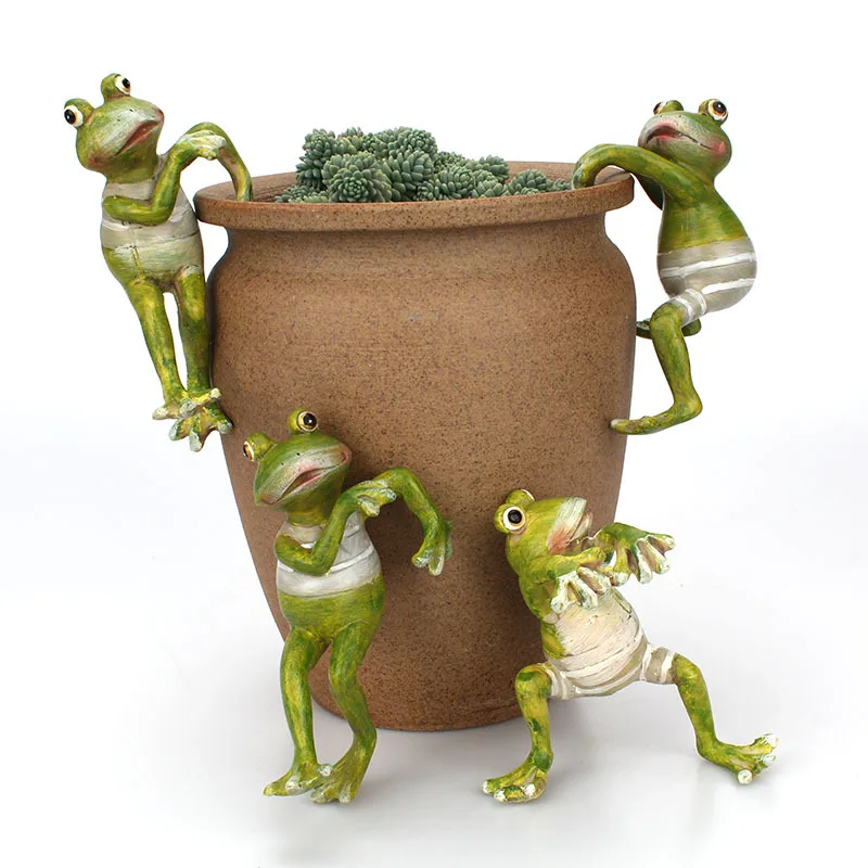 Ranas trepadoras decorativas para bonsái y macetas de jardín
